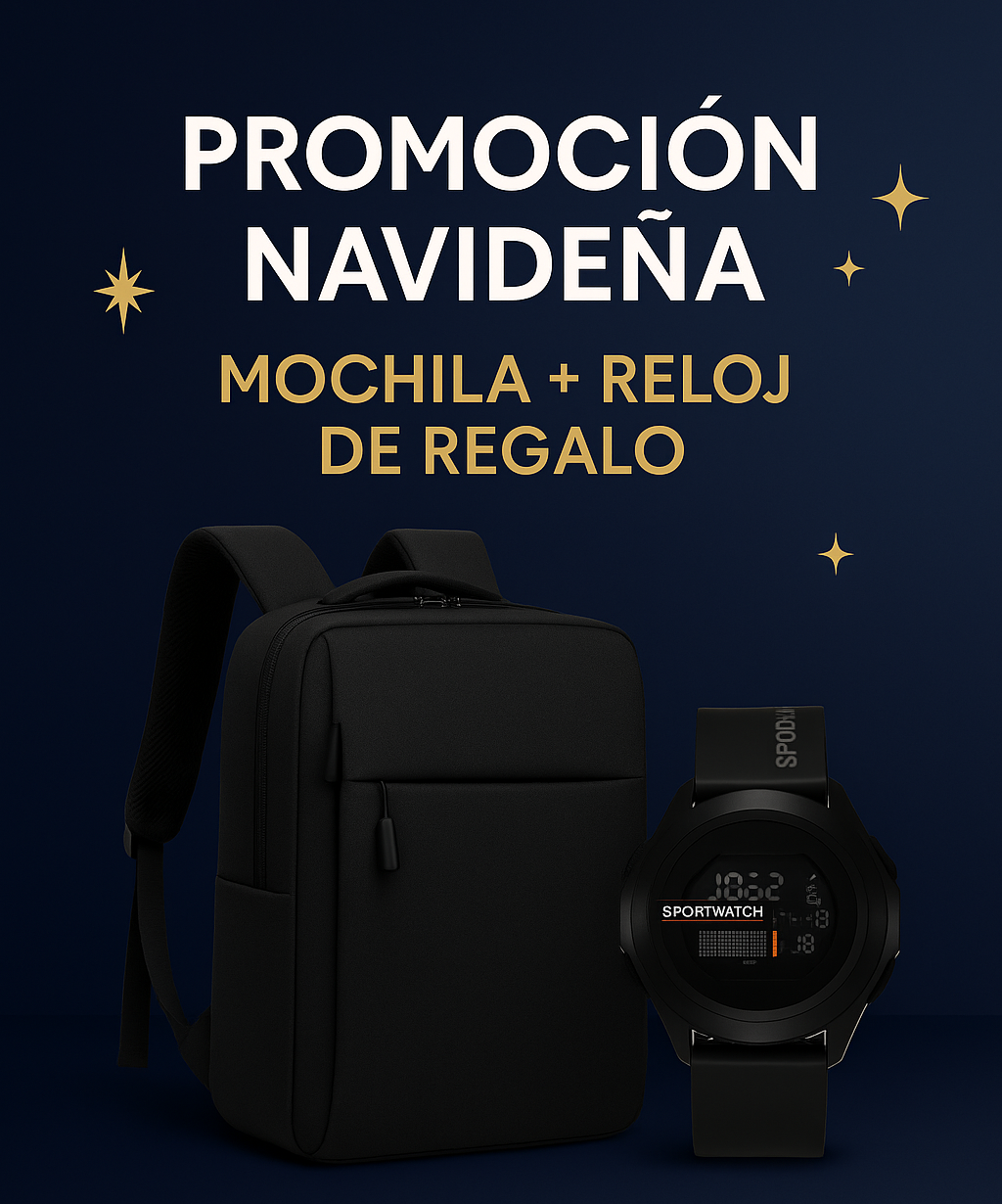 Combo Mochila - Reloj Sport