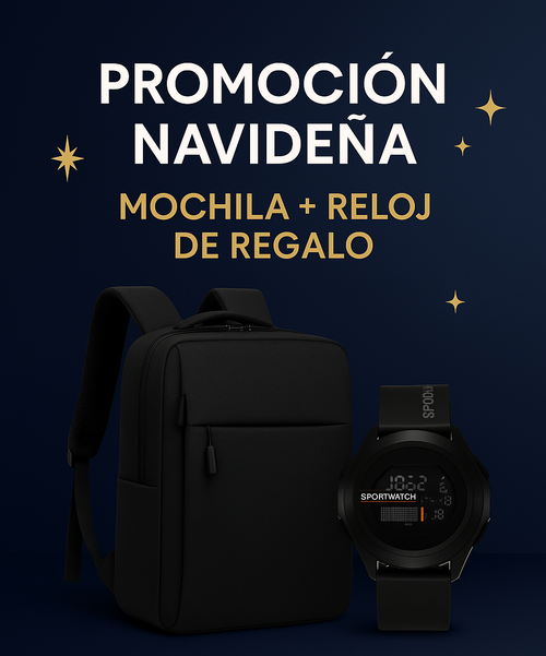 Combo Mochila - Reloj Sport