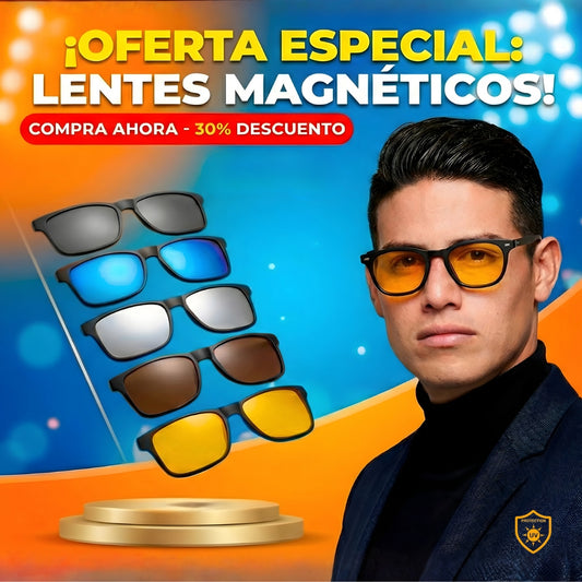 Lentes Magnéticos 6 en 1